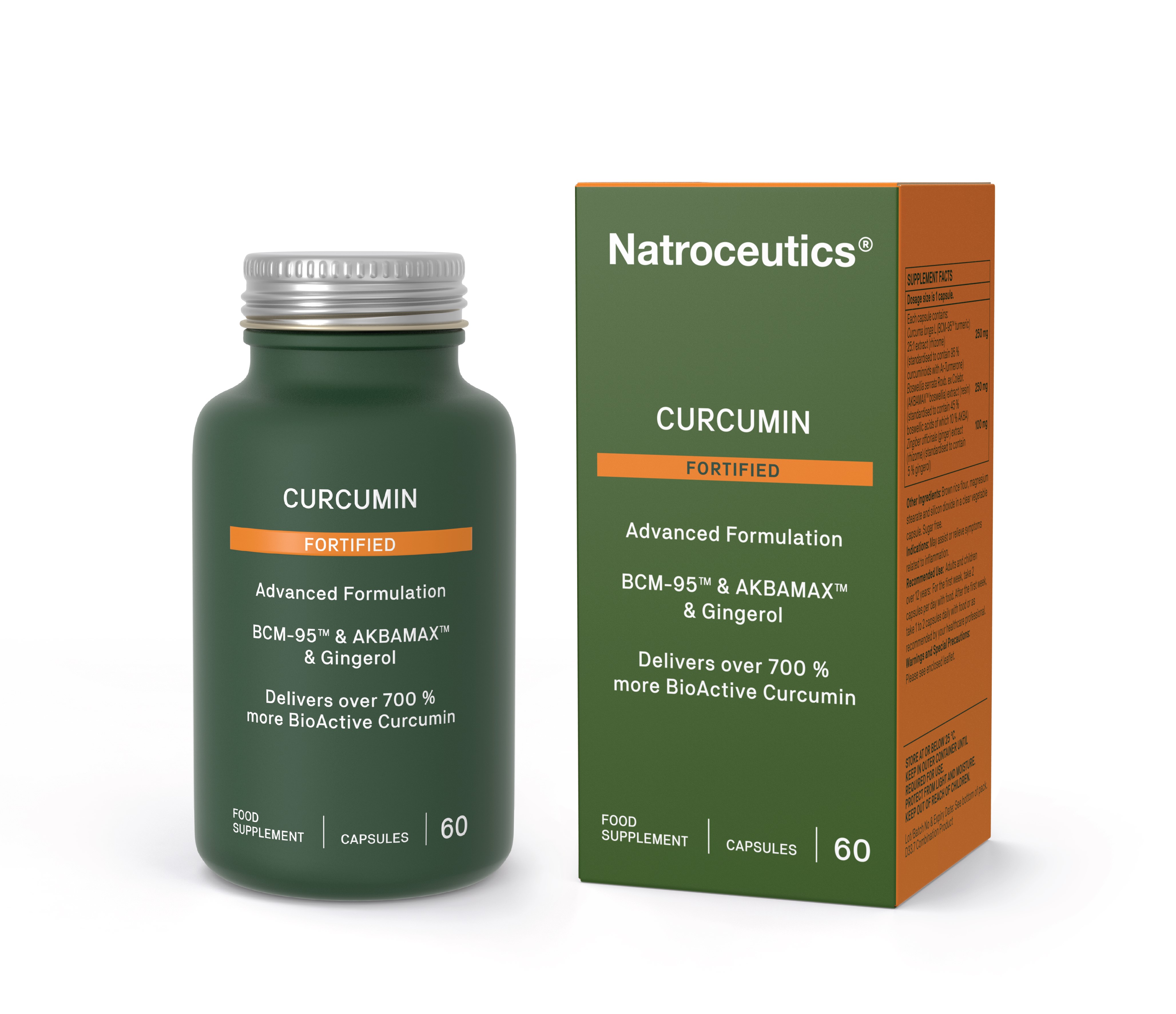 Natroceutics Curcumin Fortified 60 Capsules
